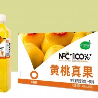 小輕果語黃桃果肉復合果汁飲料 488ml×15瓶