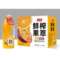 銓順鮮榨果萃橙+百香果甜橙復合果汁飲料